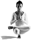 Eva Ruchpaul, le hatha yoga : demi jambe