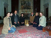 Brescia, Italy, meditation in the Benedectine Abbey of Rodengo Saiano